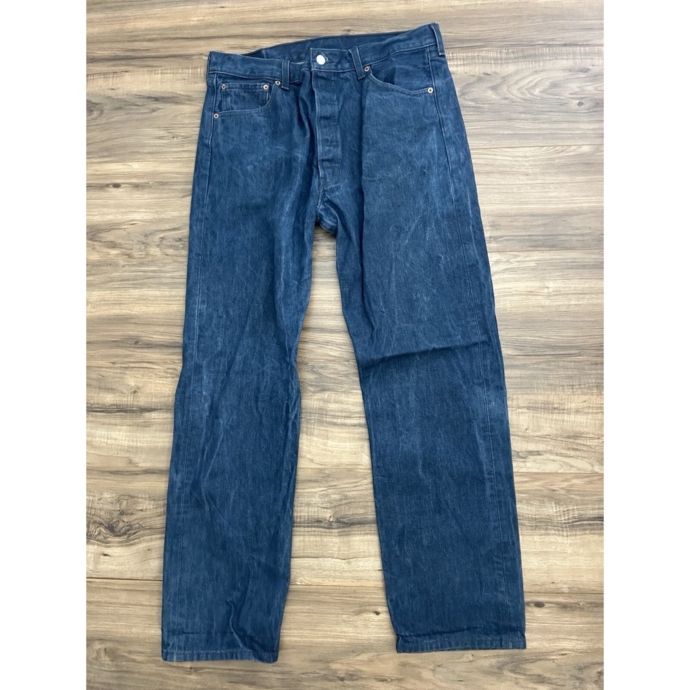 Levi‎ Strauss & Co. 501 Men's Straight Fit Jean 38x34 Blue